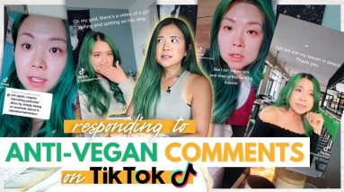 REACTING TO ANTI-VEGAN COMMENTS FROM TIKTOK (oh dear god...)