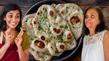 I made vegan NAAN for my Indian parents