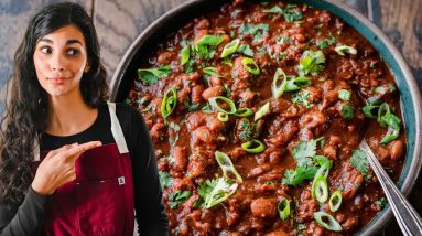 How to make the best vegetarian chili of your life