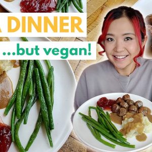 Tasting IKEA PLANT BALLS + Vegan Ikea Dinner Plate