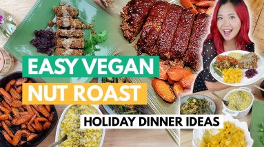 EASIEST Vegan Holiday Nut Roast (2021 Vegan Christmas Dinner Recipes - part 1)