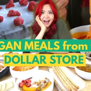 10 Budget Friendly Vegan Dishes w/ ONLY DOLLAR STORE INGREDIENTS