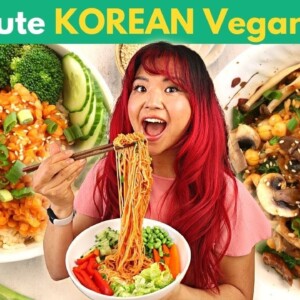 15 Minute VEGAN KOREAN MEALS for a Busy Weeknight Dinner