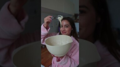 Let’s make Barbie’s Breakfast! 🧇 #barbiemovie #veganbreakfast #shorts 💅