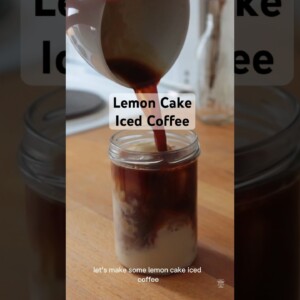 The best iced latte recipe. 🍋☕️