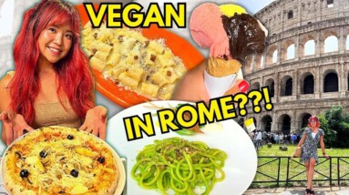What I ate in ROME, ITALY 🇮🇹 as a VEGAN