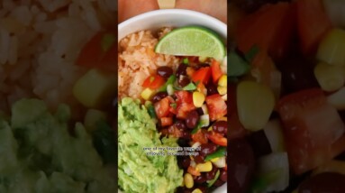 One of the best recipes using rice & beans (budget friendly) #shorts