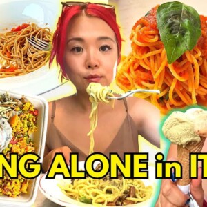SOLO DINING in ITALY (What I ate as a vegan in Milan & Lake Como)