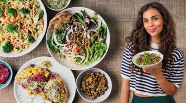 24 hours of healthy vegan meals (high-protein & easy)