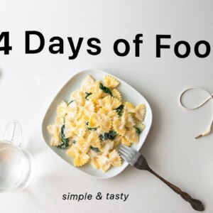 Everything I cook in 4 Days. (realistic, simple & vegan)