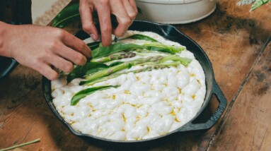 You Must Try This Simple Bread Recipe 🍞 No Knead Spring Focaccia