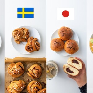 6 Recipes from around the World. (vegan breakfasts, snacks & pastries)