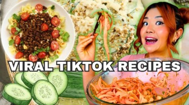 I Tried TIKTOK VIRAL RECIPES (2025) But VEGANIZED!