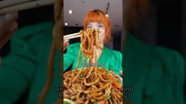 15 minute noodle recipe BETTER THAN DELIVERY 😍 #shorts