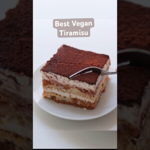 Best EVER Tiramisu Recipe #vegan #tiramisu