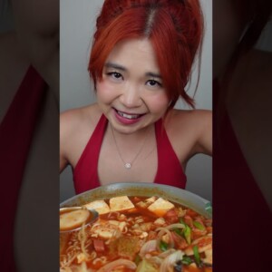 Why it's Called KOREAN ARMY BASE STEW? Eat with me! #shorts