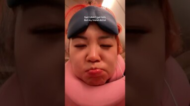 What I ate as a vegan (~24 HOUR FLYING DAY to Vietnam) ✈️ #shorts