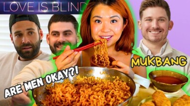Buldak & Vegan Chicken Tenders MUKBANG 🤤 | LOVE IS BLIND SEASON 10 DEBRIEF | Munching Mondays Ep.146