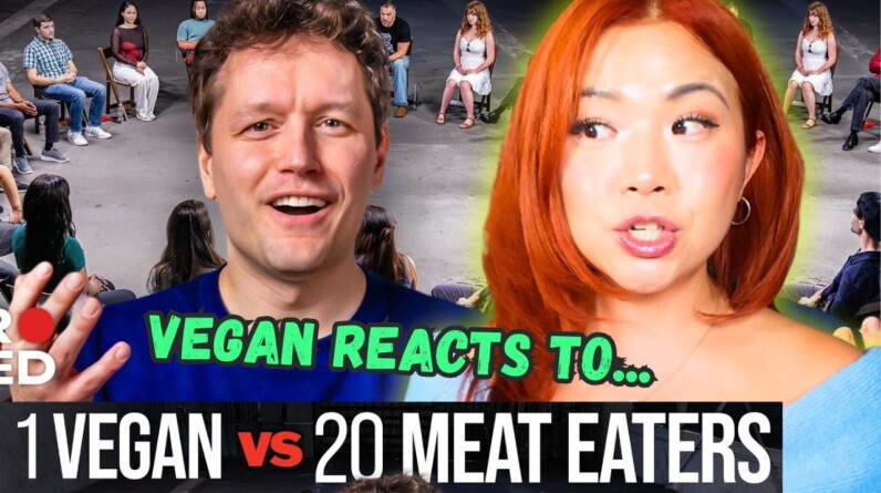 1 VEGAN vs. 20 MEAT EATERS JUBILEE DEBATE REACTION | Vegan Talks