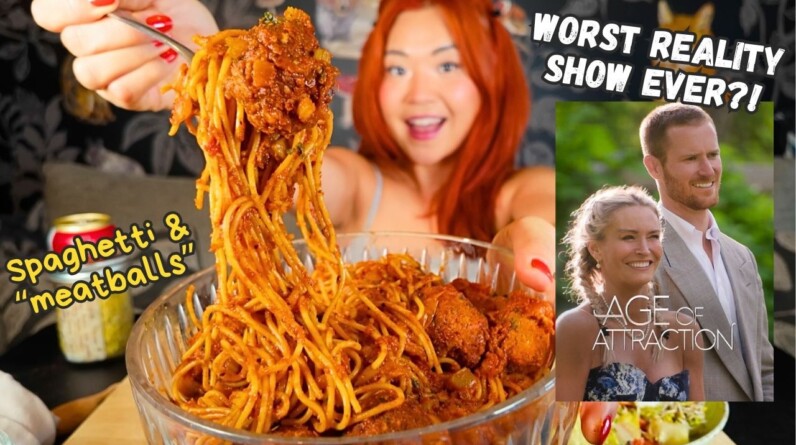 SPAGHETTI & "MEATBALLS" MUKBANG + I NEED TO TALK ABOUT AGE OF ATTRACTION🤮 | Munching Mondays Ep.147