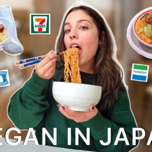 Everything I ate in JAPAN. (Tokyo vegan eats + Convenience store food)
