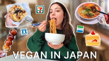 Everything I ate in JAPAN. (Tokyo vegan eats + Convenience store food)