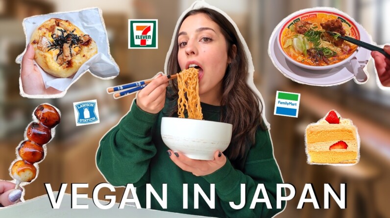 Everything I ate in JAPAN. (Tokyo vegan eats + Convenience store food)